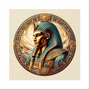 Pharaoh medallion Posters and Art